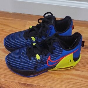 Nike Kids Sneakers in Blue, Yellow, and Red